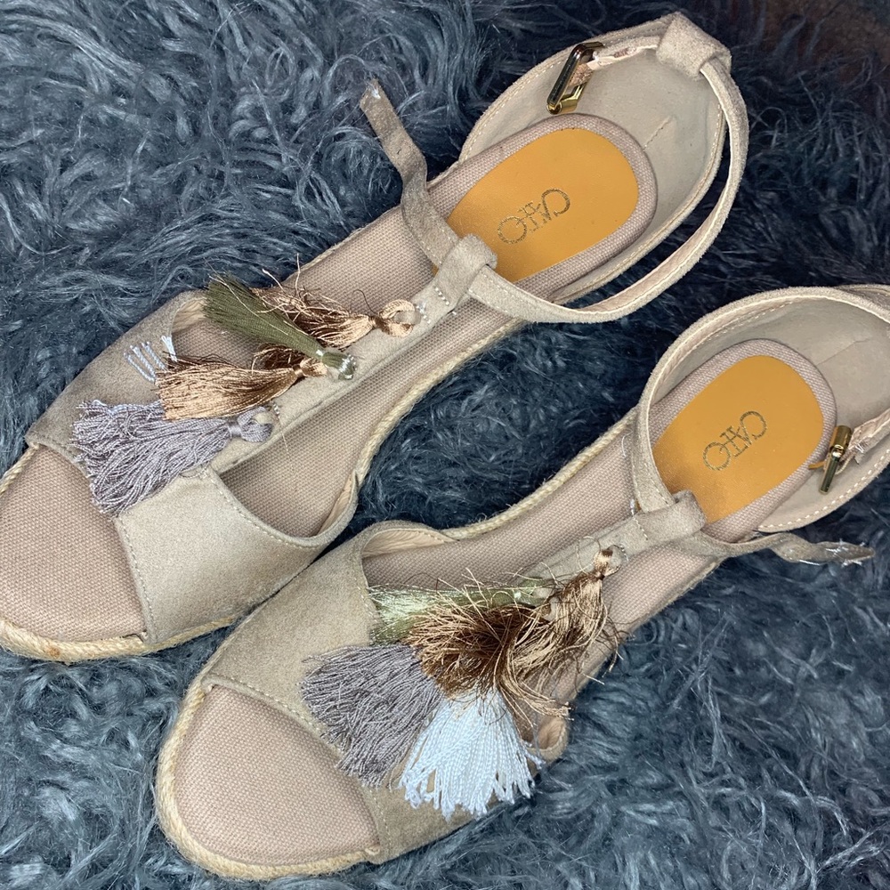 Cato Tan Wedges